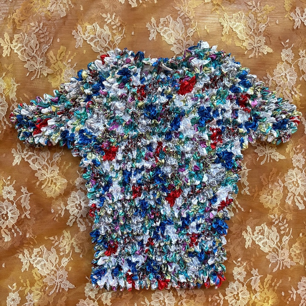 Floral Bubble popcorn top